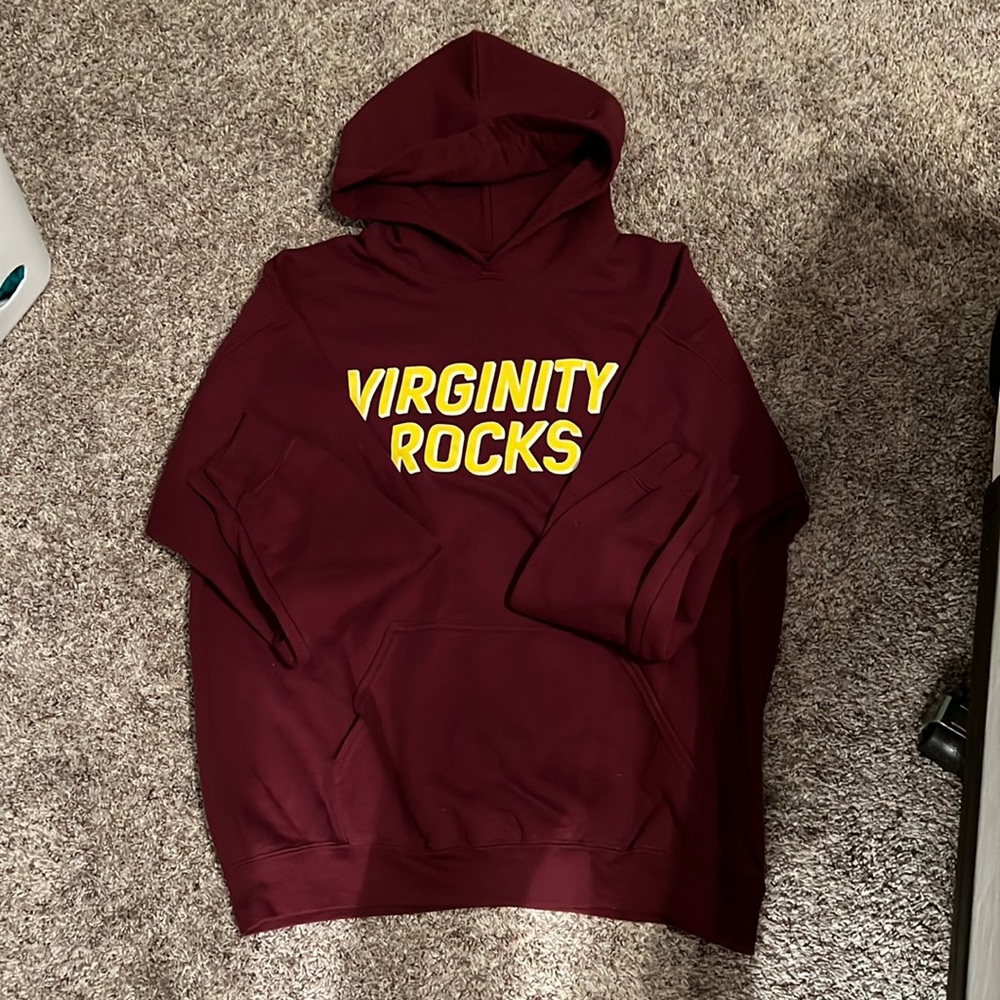 virginity rocks hoodie